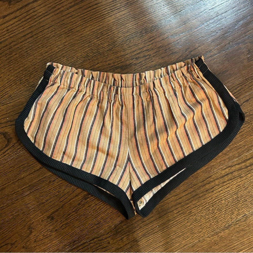 Vintage Petrozillia Striped Running Shorts – Size XS
